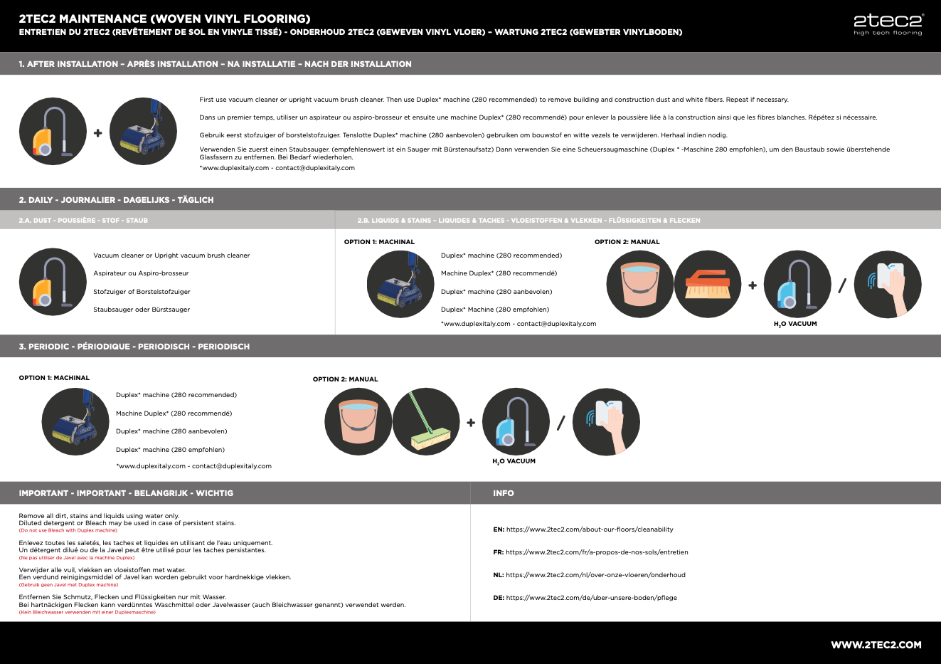 Navodila za vzdrževanje 